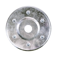 Large Metal Insulation Discs - Zinc 85mm Box 50